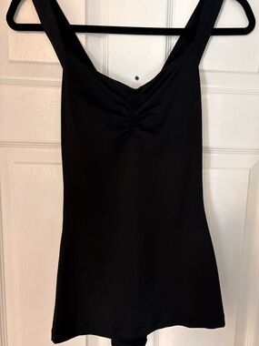 Lululemon Black Crossback Athletic Tank Top Size 10